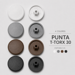 Tapas para Tornillo T-Torx 30